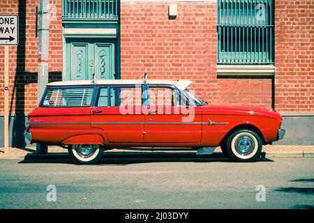 Ford Falcon Station Wagon, auto d'epoca Foto Stock