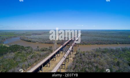 Generale W.K. Wilson Jr. Bridge, noto anche come Dolly Parton Bridge Foto Stock