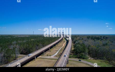 Generale W.K. Wilson Jr. Bridge, noto anche come Dolly Parton Bridge Foto Stock