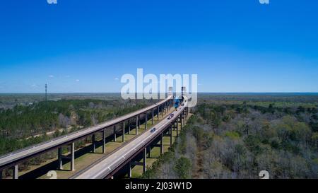 Generale W.K. Wilson Jr. Bridge, noto anche come Dolly Parton Bridge Foto Stock