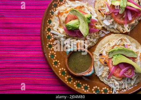 Salbutes messicani tradizionali Foto Stock