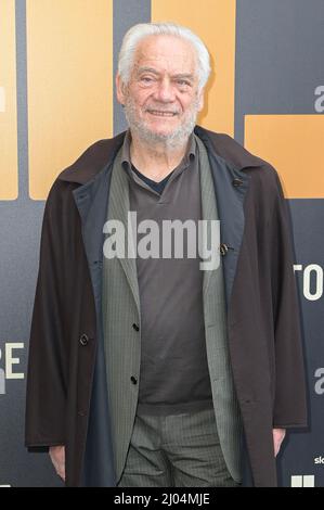 Roma, Italia. 16th Mar 2022. Giorgio Colangeli partecipa alla fotocellula della serie Sky tv il Re allo spazio moderno Cinema. Credit: SOPA Images Limited/Alamy Live News Foto Stock