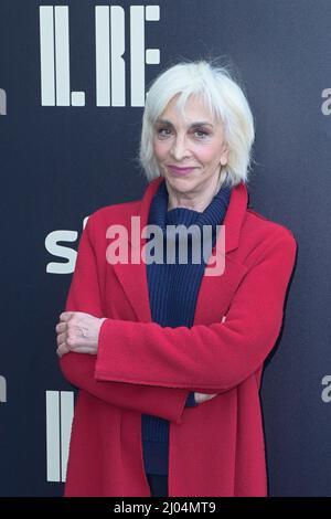 Roma, Italia. 16th Mar 2022. Anna Bonaiuto assiste alla fotocellula della serie Sky tv il Re allo spazio moderno Cinema. Credit: SOPA Images Limited/Alamy Live News Foto Stock