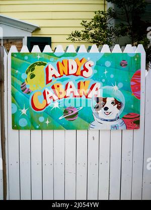 Andy’s Cabana a Bahama Village, Old Town, Key West, Florida, USA Foto Stock