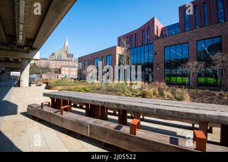 Nottingham College City Hub a Nottingham City Centre, Nottinghamshire Inghilterra Regno Unito Foto Stock