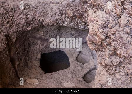 Abbaio aborigeno il Cenobio de Valerón a Santa María de Guía, Gran Canaria Foto Stock