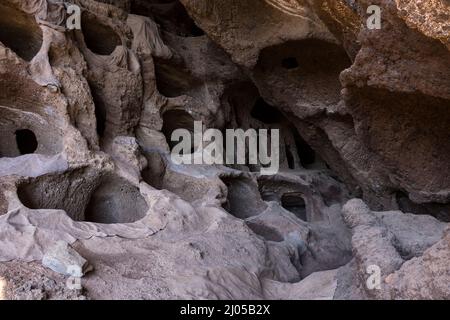 Abbaio aborigeno il Cenobio de Valerón a Santa María de Guía, Gran Canaria Foto Stock