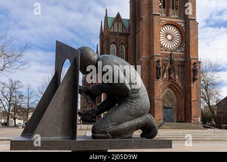 "La grande chiesa" nel centro di Bremerhaven in Germania Foto Stock