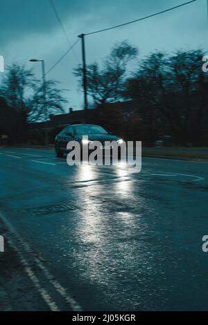 Audi A6 nel tempo piovoso Foto Stock