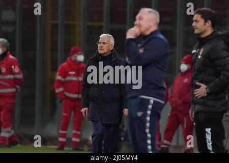 Stadio Renato Curi, Perugia, 16 marzo 2022, Allenato roberto (allenatore spal) durante AC Perugia vs SPAL - partita di calcio italiana Serie B. Foto Stock