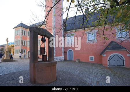 Attira bene il museo Lobdengau di Ladenburg, Baden-Württemberg, Germania Foto Stock