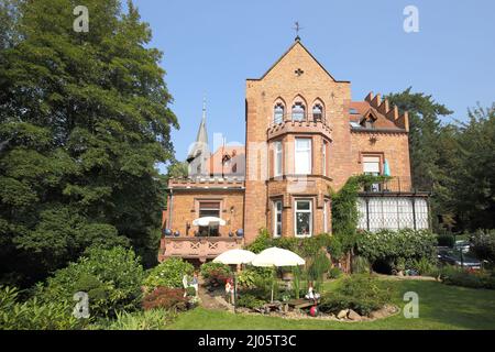 Villa su Philippsruher Allee a Hanau, Assia, Germania Foto Stock