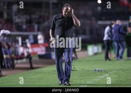 San Paolo, Brasile. 17th Mar 2022. SP - Sao Paulo - 03/16/2022 - 2022 COPPA BRASILIANA, SAO PAULO X MANAUS - Sao Paulo Coach Rogerio Ceni durante una partita contro Manaus allo stadio Morumbi per il campionato Copa do Brasil 2022. Foto: Ettore Chiereguini/AGIF/Sipa USA Credit: Sipa USA/Alamy Live News Foto Stock