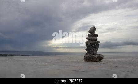 un panorama preso dall'edificio più alto della città di kupang Foto Stock