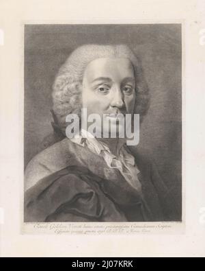 Carlo Goldoni (1707-1793). Museo: COLLEZIONE PRIVATA. Autore: MARCO PITTERI. Foto Stock