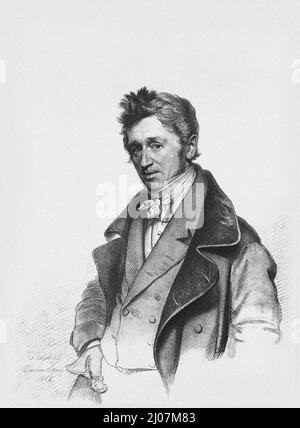 Ritratto del pianista e compositore August Alexander Klengel (1783-1852). Museo: COLLEZIONE PRIVATA. Autore: Vogel von Vogelstein, Carl Christian, (dopo). Foto Stock