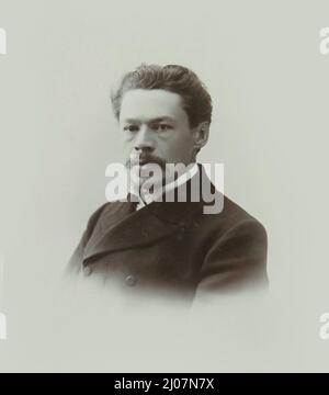 Ritratto del compositore Anton Arensky (1861-1906). Museo: COLLEZIONE PRIVATA. Autore: ANONIMO. Foto Stock