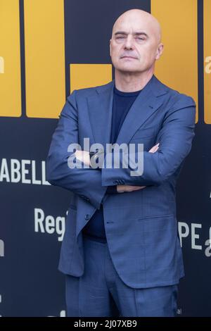 Roma, Italia. 16th Mar 2022. Luca Zingaretti partecipa alla fotocall della serie TV 'il Re' di Roma (Photo by Matteo Nardone/Pacific Press) Credit: Pacific Press Media Production Corp./Alamy Live News Foto Stock