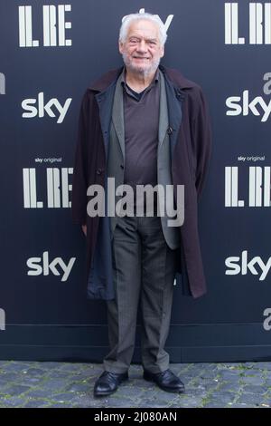 Roma, Italia. 16th Mar 2022. Giorgio Colangeli partecipa alla fotocellula della serie TV 'il Re' di Roma (Photo by Matteo Nardone/Pacific Press/Sipa USA) Credit: Sipa USA/Alamy Live News Foto Stock