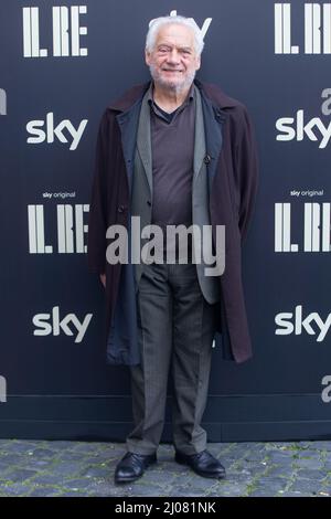 16 marzo 2022, Roma, Italia: Giorgio Colangeli partecipa alla fotocellula della serie televisiva ''il Re'' a Roma (Credit Image: © Matteo Nardone/Pacific Press via ZUMA Press Wire) Foto Stock