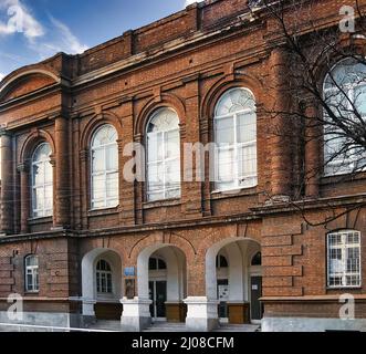 La bella città di Mariupol in Ucraina Foto Stock