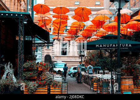 Belgrado, Serbia - 12 marzo 2019: Famoso caffè e ristorante a Belgrado Foto Stock