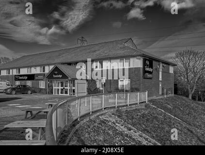 Washington MOTO Motorway Service Station sulla A1(M) nella contea di Durham, Inghilterra Regno Unito Foto Stock