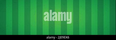 Campo da calcio verde realistico con linee verticali - illustrazione vettoriale Illustrazione Vettoriale