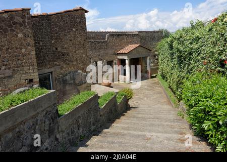 Ingresso a Villa San Marco presso gli scavi archeologici di Stabiae, Pompei, Provincia di Napoli, Regione Campania, Italia Foto Stock