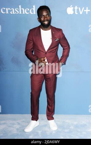 Los Angeles, California. 17th Mar 2022. Jimmy Akingbola agli arrivi per WECRASHED Premiere, Academy Museum of Motion Pictures, Los Angeles, CA 17 marzo 2022. Credit: Elizabeth Goodenough/Everett Collection/Alamy Live News Foto Stock