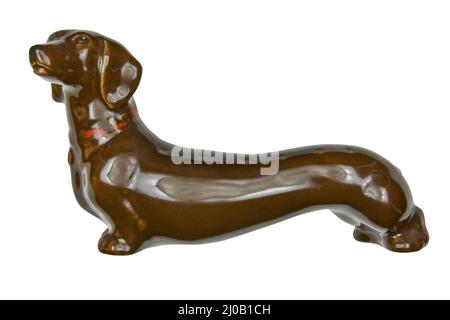 Statuina vintage del cane Foto Stock