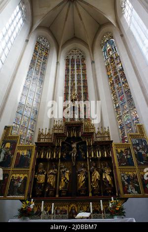 Altare maggiore, Chiesa di San Giacobbe Foto Stock