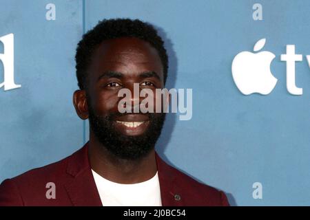 Los Angeles, California. 17th Mar 2022. Jimmy Akingbola agli arrivi per WECRASHED Premiere, Academy Museum of Motion Pictures, Los Angeles, CA 17 marzo 2022. Credit: Priscilla Grant/Everett Collection/Alamy Live News Foto Stock