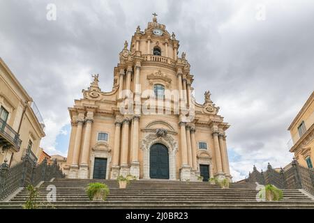 Duomo di San Giorgio, Chiesa di San Giorgio a Ragusa, Sicilia Foto Stock