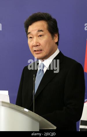 Il primo Ministro della Repubblica di Corea Lee Nak-yeon Foto Stock