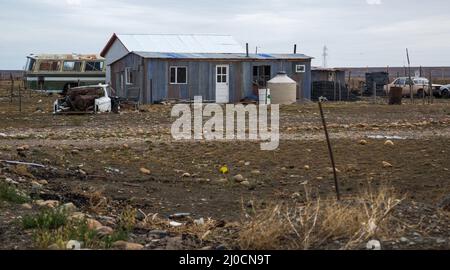 Vista sulla città di Esperanza Foto Stock