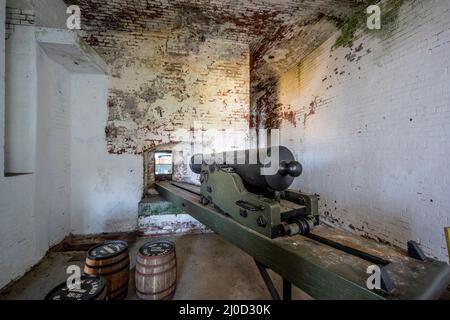 Prigione dell'isola di Alcatraz. Foto Stock