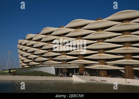 Basra, iraq - 17 marzo 2022: Foto il grande stadio di calcio nella città di Basra Foto Stock