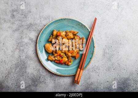 Kung Pao chicken Foto Stock