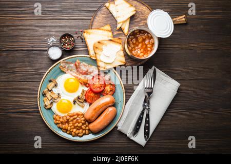 Prima colazione inglese Foto Stock