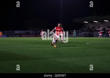 Borehamwood, Regno Unito. MAR 18th Frida Maanum d'Arsenal in azione durante la partita di Vitality Women's fa Cup tra Arsenal e Coventry United al Meadow Park di Borehamwood venerdì 18th marzo 2022. (Credit: Tom West | MI News) Credit: MI News & Sport /Alamy Live News Foto Stock