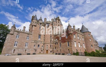 Glamis Castle in Scozia Foto Stock