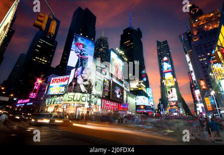 New York Times Square Foto Stock