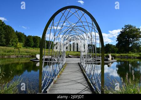 Il Parlamento della realtà di Olafur Eliasson al Bard College di Annandale-on-Hudson, New York Foto Stock