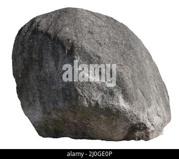 Grande Boulder isolato Foto Stock
