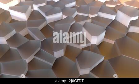 Poligoni incrinati superficie sfondo astratto. Foto Stock