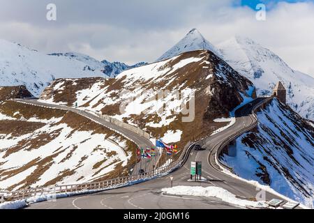 Austria. Grossglockner strada turistica Foto Stock