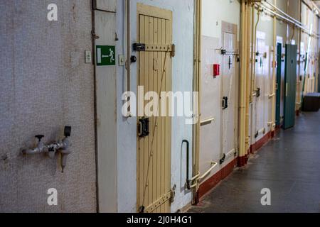 Memorial Bautzen un ex prigione speciale Bautzen Foto Stock