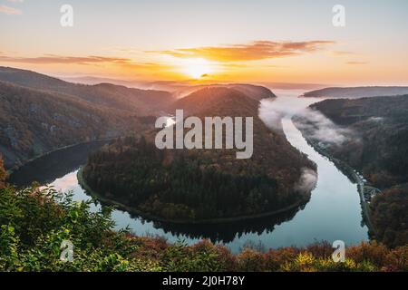 Vista panoramica dal Chief al Saar Loop Foto Stock