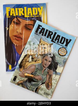 'Fairlady' graphic novels, USA Foto Stock